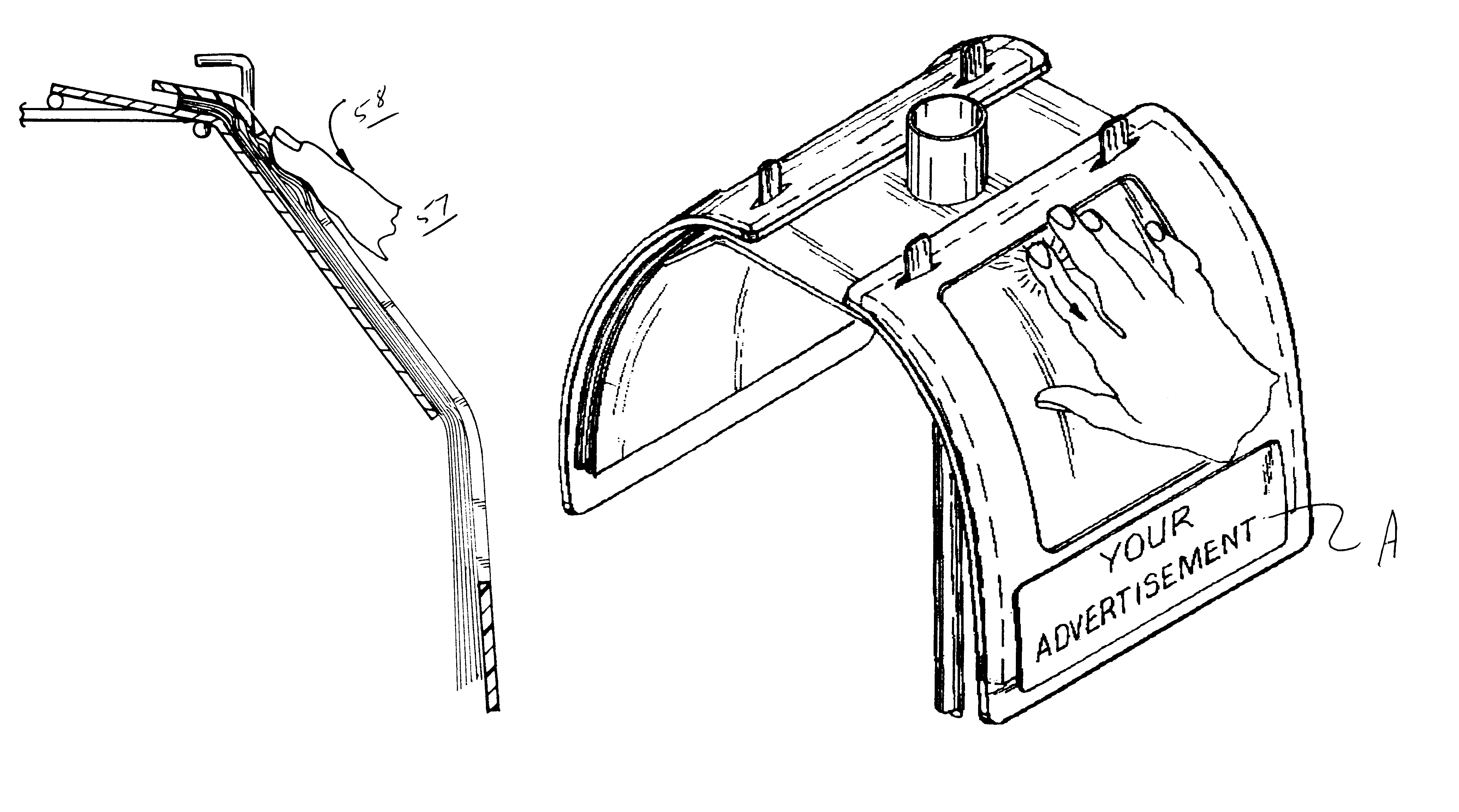 Produce bag dispensing system