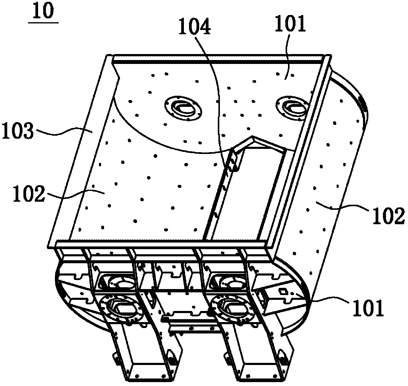 Tool for assembling and welding cylinder body