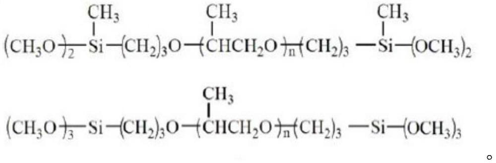 A high water -resistant, low -mode volume single -component MS sealing, preparation method and application