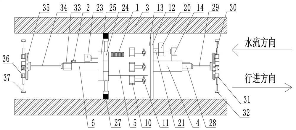 A fast-charging continuous operation coal pipeline cleaning and dredging robot