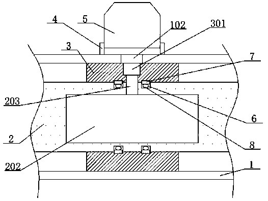 Stratified sampling device for environmental protection water quality detection