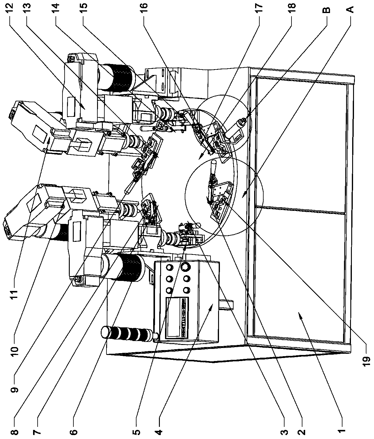 Method for machining hoop by using hoop drilling and tapping special machining equipment