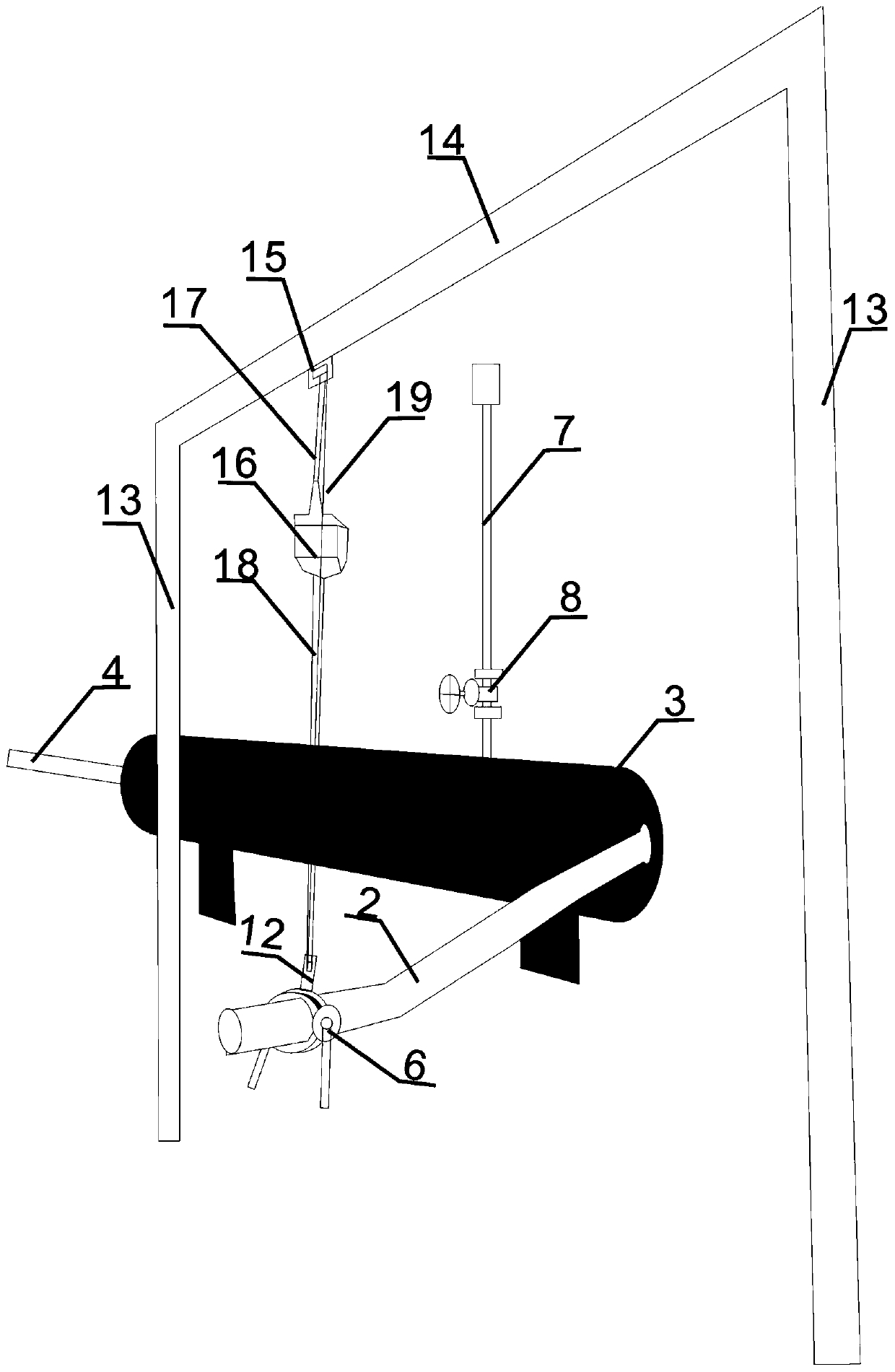 Unified buffering device for closed loading and unloading operation