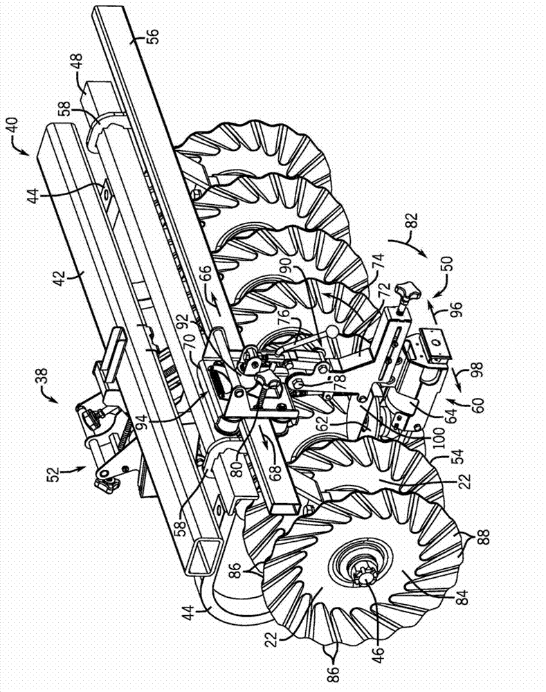 Blade sharpening system for agricultural implements