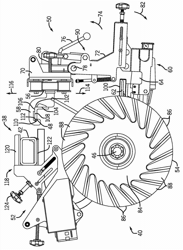 Blade sharpening system for agricultural implements