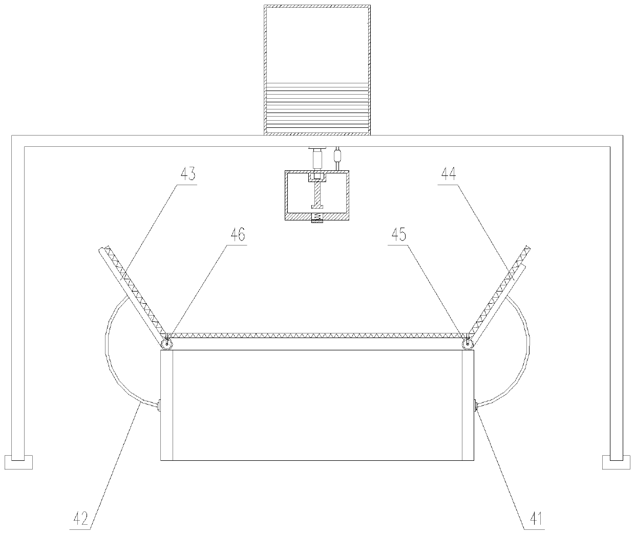 An automatic gluer and folding device for corrugated cartons