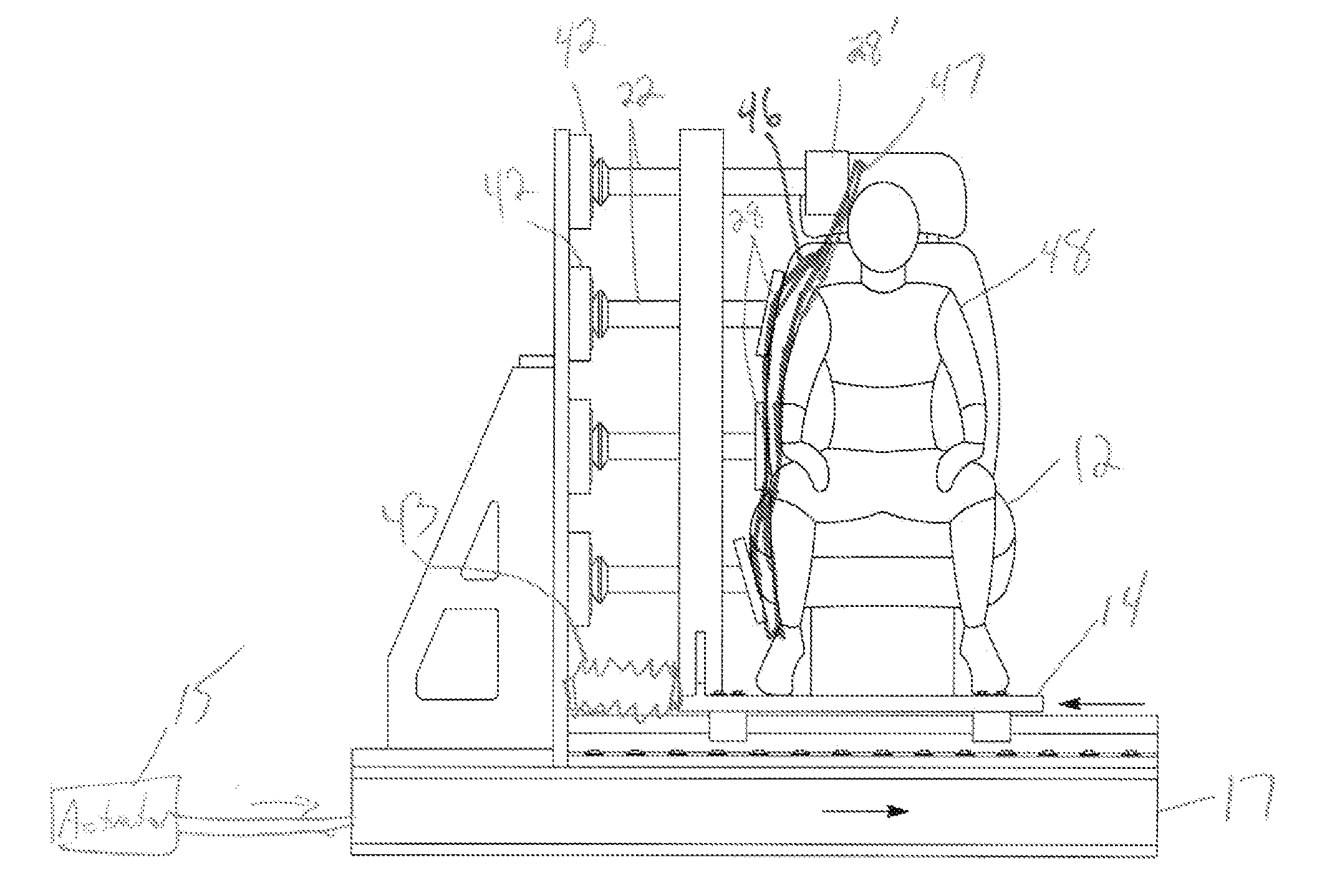 Side impact dynamic intrusion simulator