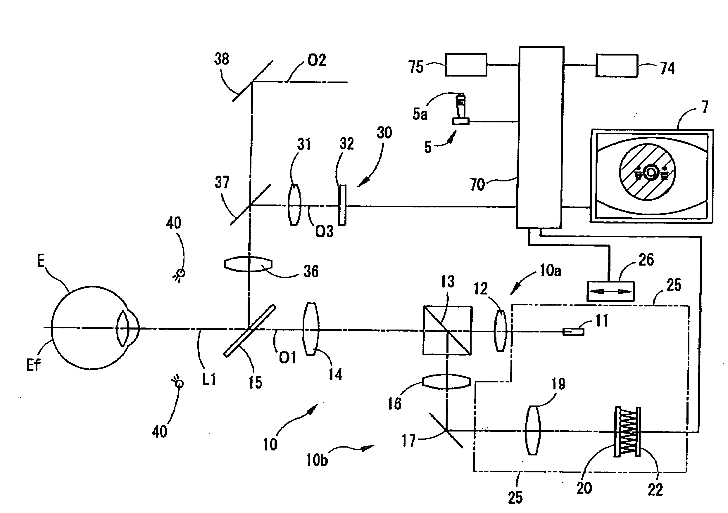 Ophthalmic measurement apparatus