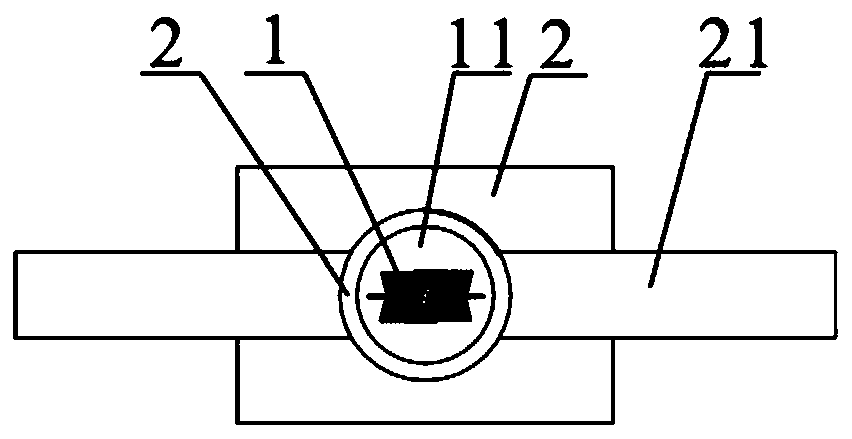 Retractable brush for arthroscope