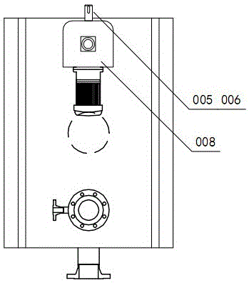 A horizontal heavy sludge flocculation reaction device