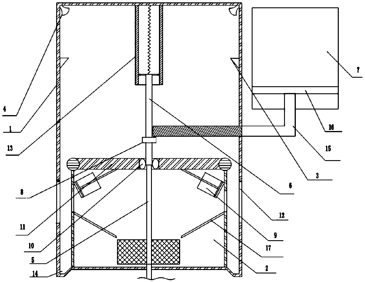 Automatic part cleaning device