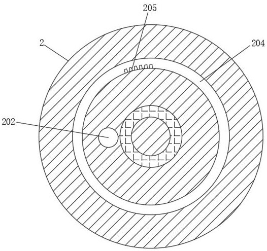 An on-line monitoring water supply and drainage device for municipal sewage treatment