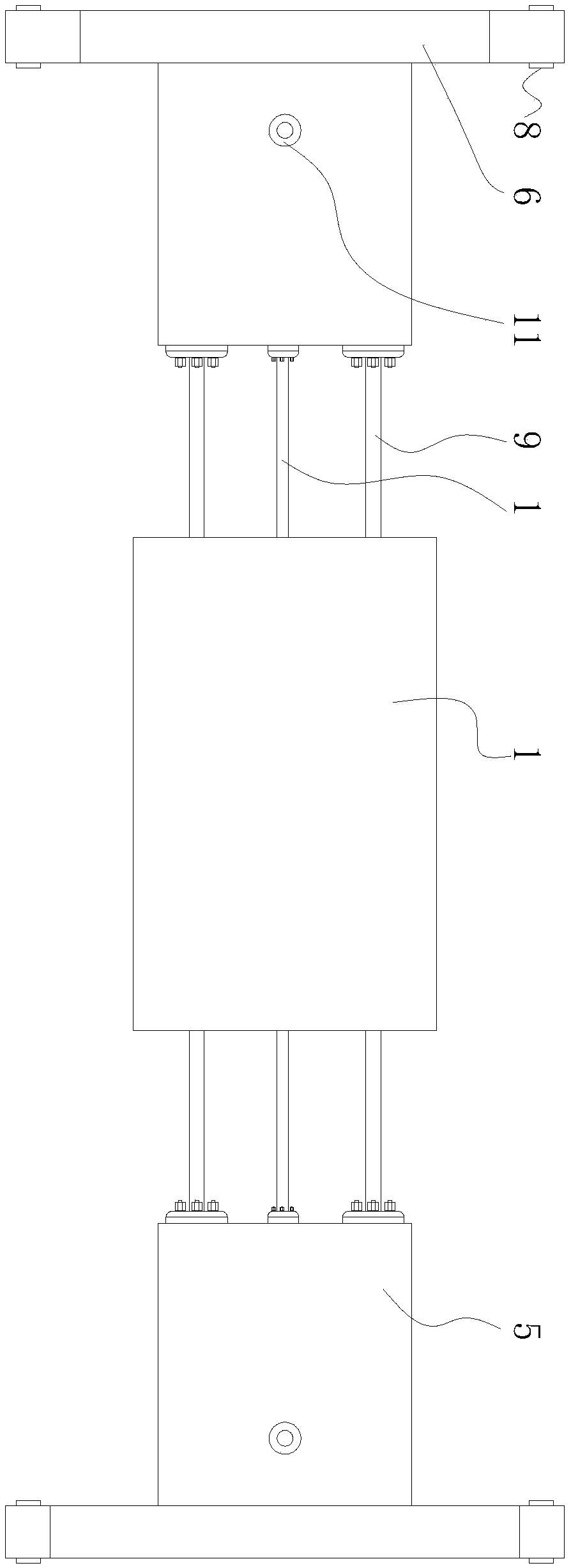 Storage and transfer device for double-groove knife boards of excavator