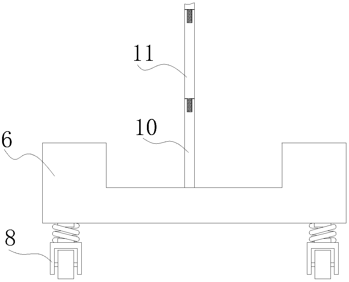 Storage and transfer device for double-groove knife boards of excavator