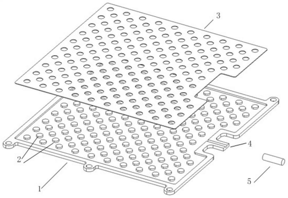 Flat heat pipe based on liquid absorbing core of composite structure, assembling method and electronic component