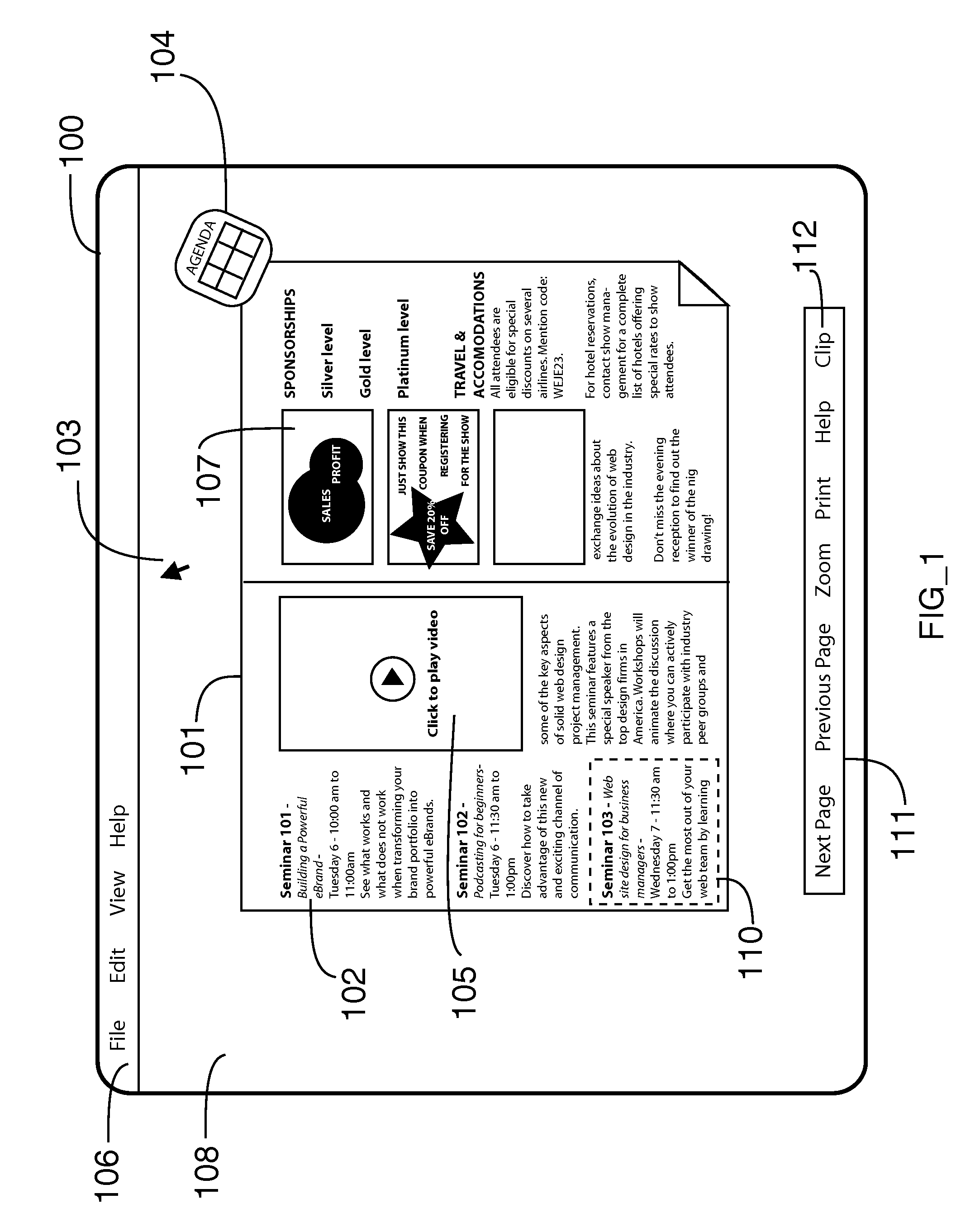 Page clipping tool for digital publications