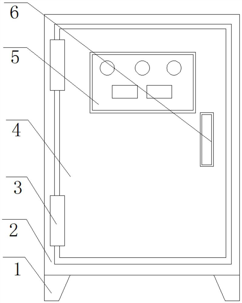 An electrical control box for engineering machinery