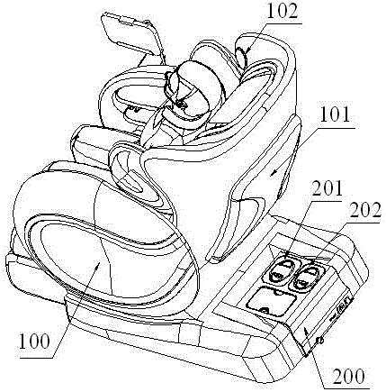 Multifunctional massage fumigation chair