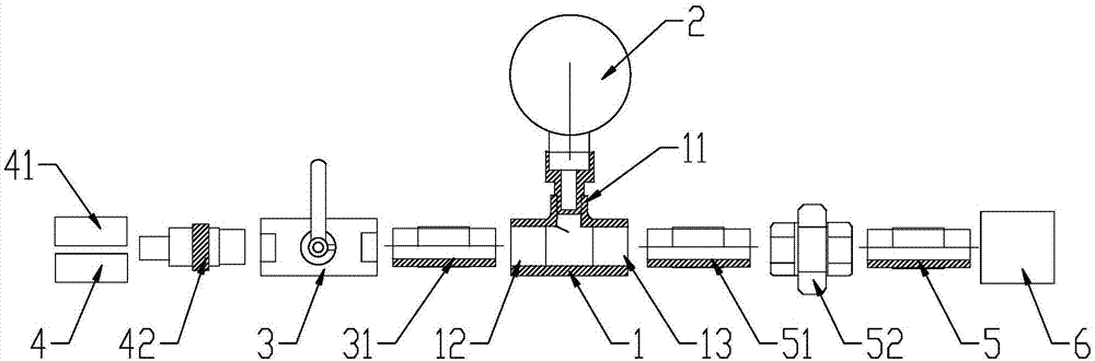 Pressure leakage and vacuum leakage test device and test method for cable terminals