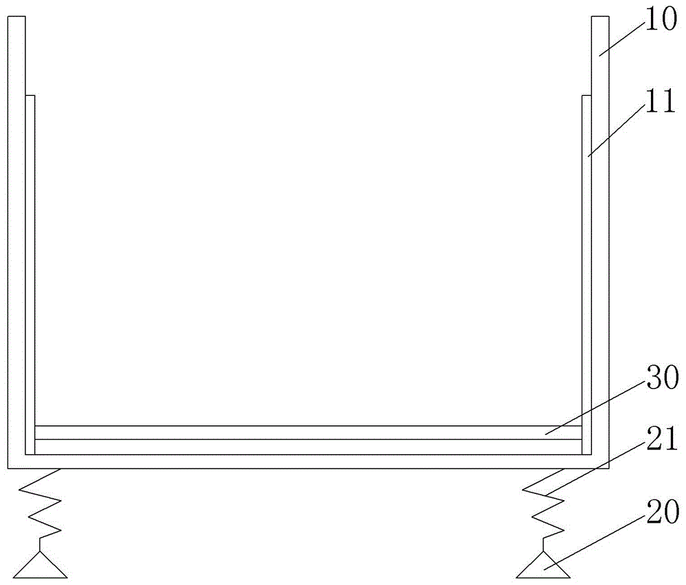 Fixing frame for glass transportation