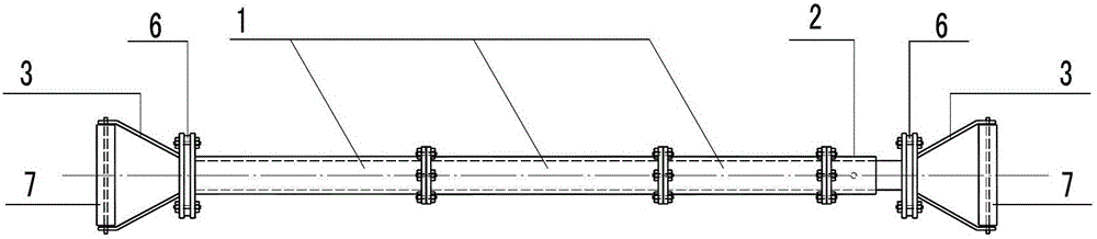 A kind of prestressed stretching device and using method of fiber cloth