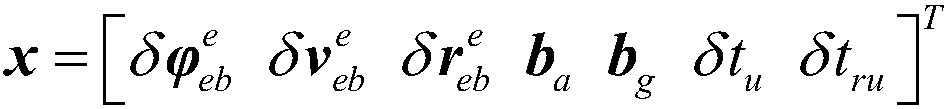 Double-rate Kalman filtering method based on GNSS/INS deep integrated navigation