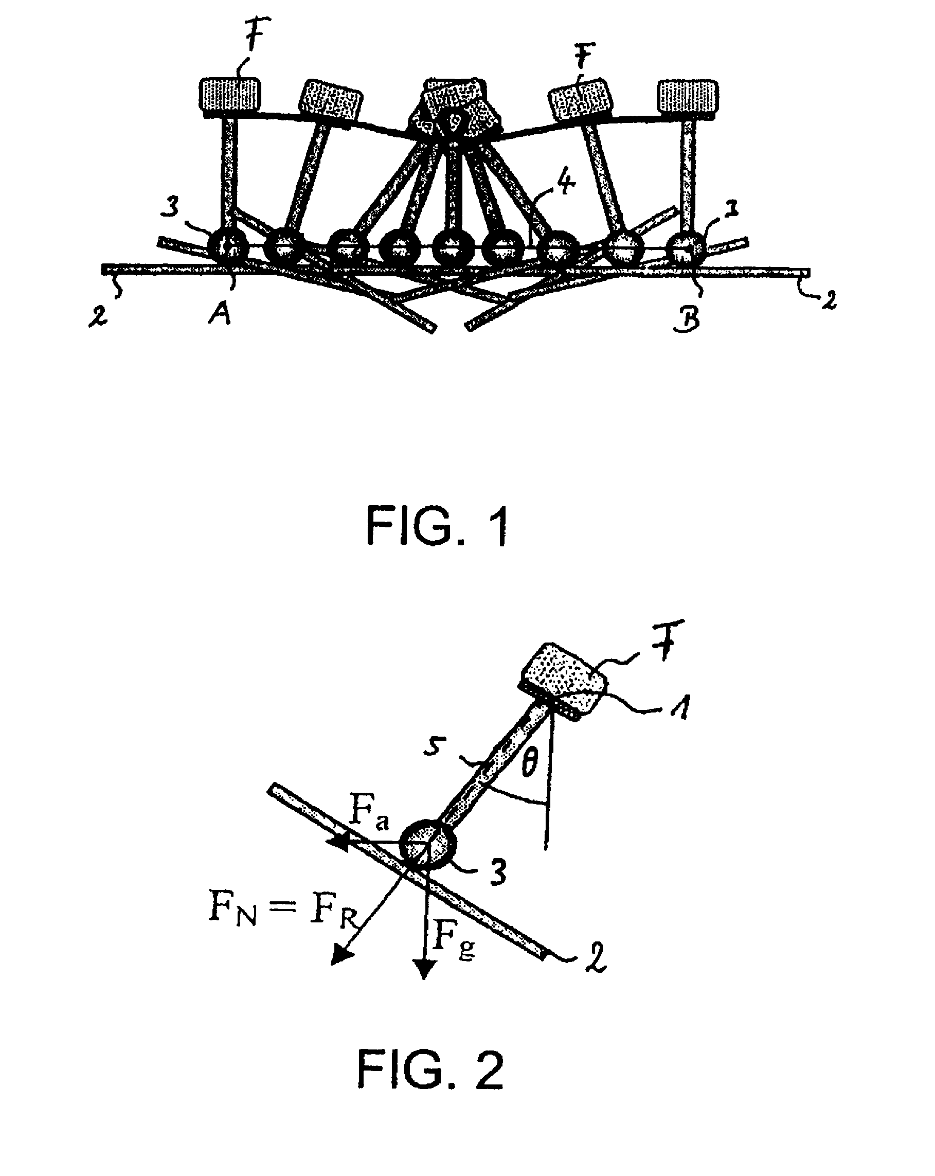 Method and apparatus for moving a free-swinging load from a starting point to a target point