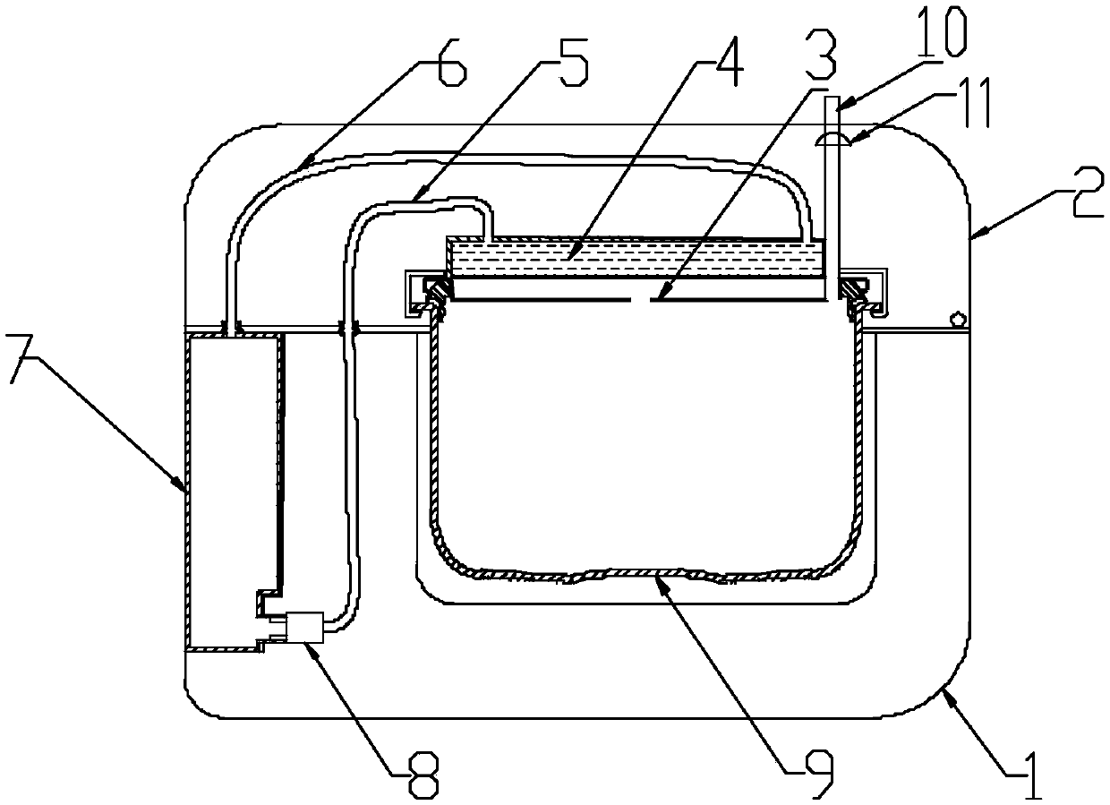 Pressure cooking appliance and control method of pressure cooking appliance