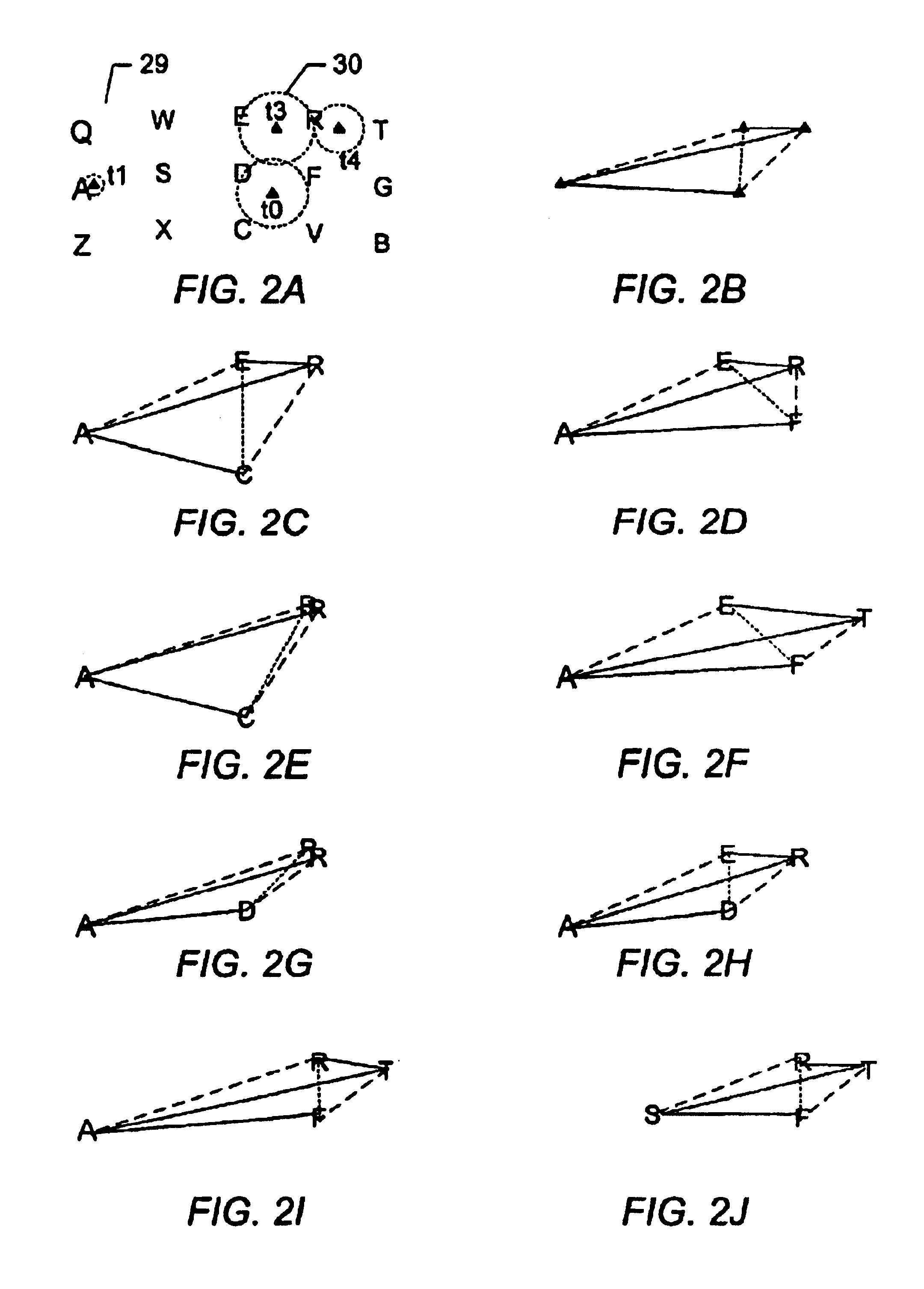 System and method for recognizing touch typing under limited tactile feedback conditions