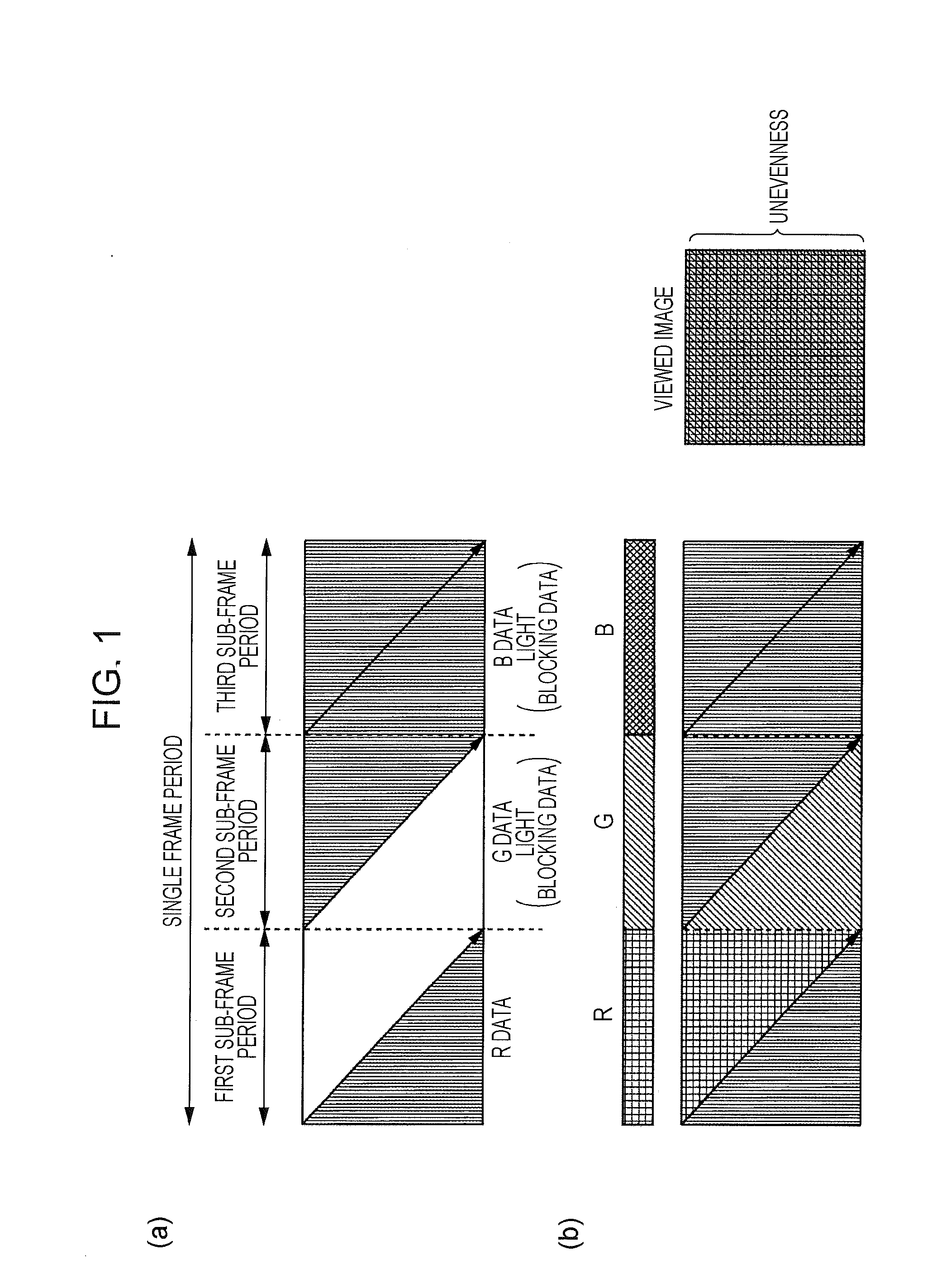 Image display device, presentation box employing same, and method of driving image display device