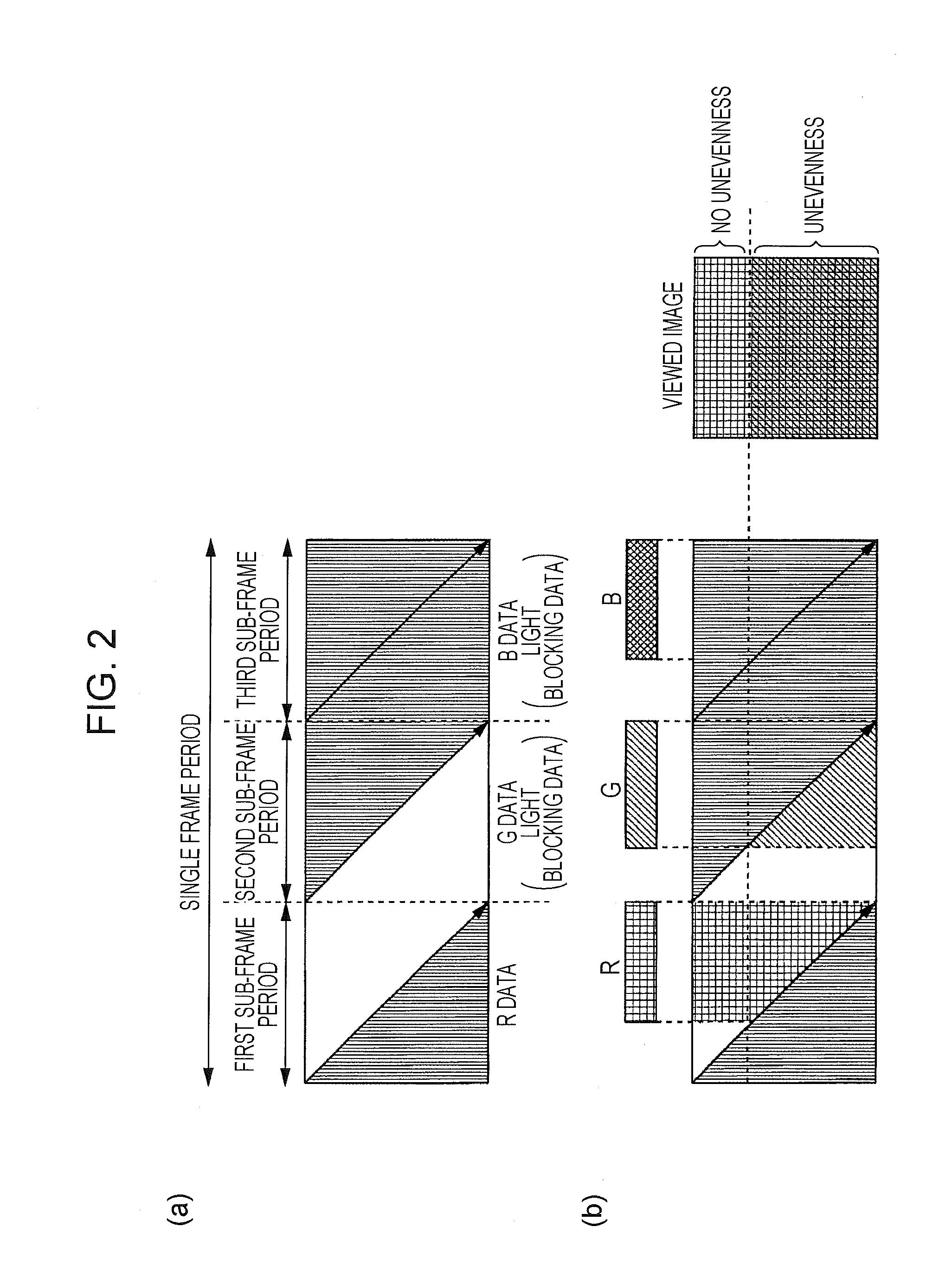 Image display device, presentation box employing same, and method of driving image display device