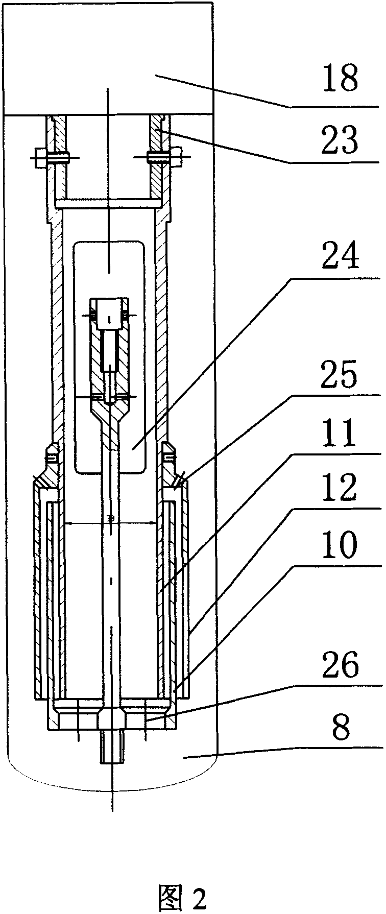 Method and device for detecting high temperature high pressure oil coal slurry rheological characteristic