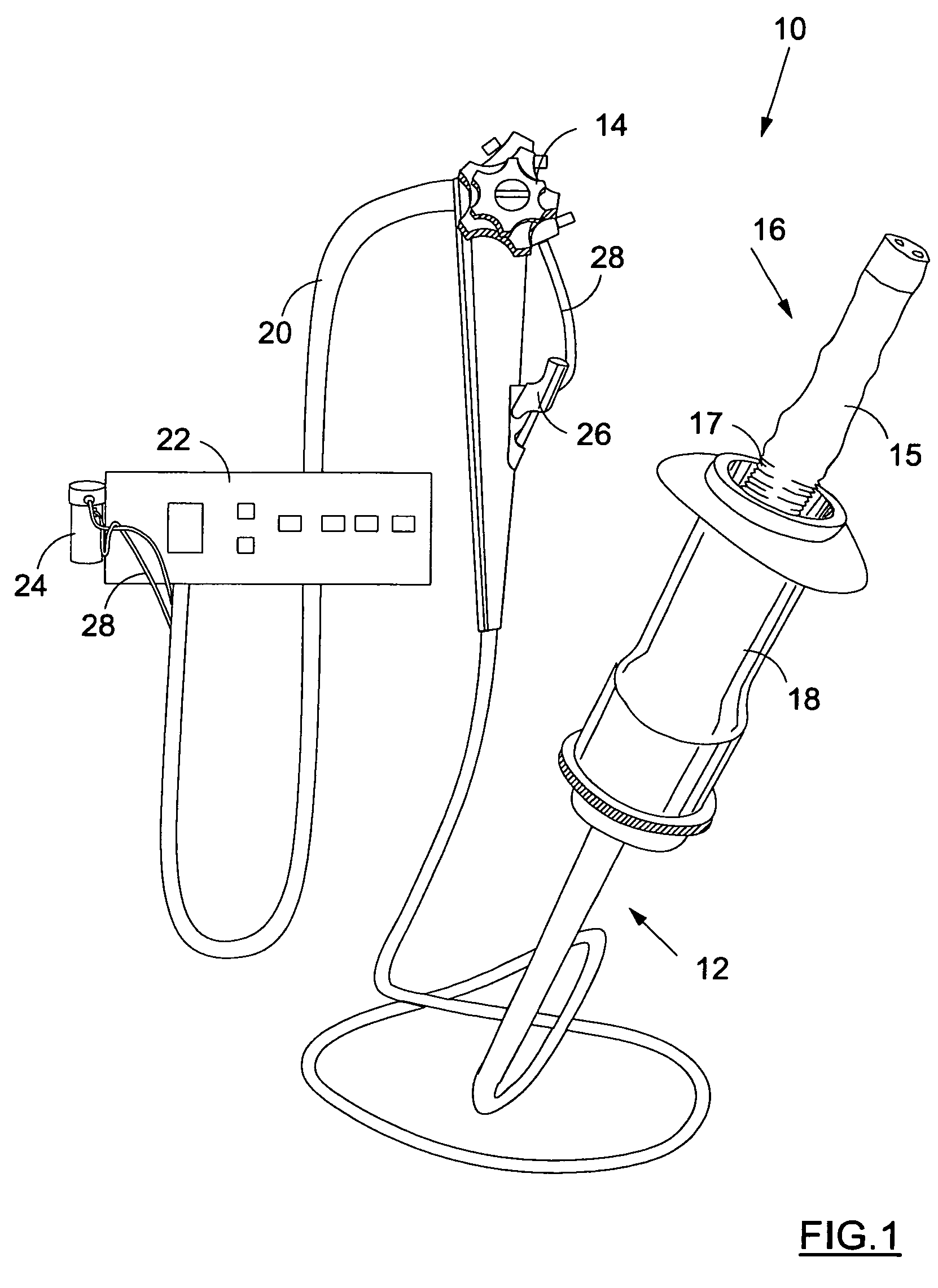 Control system for supplying fluid medium to endoscope