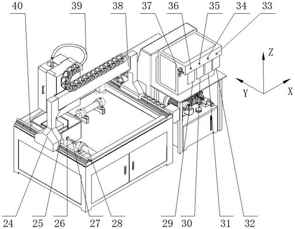 An experimental method and experimental device for simulating laser drilling rock breaking