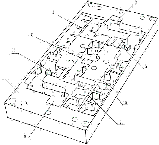 Waveguide isolated duplex integrated component