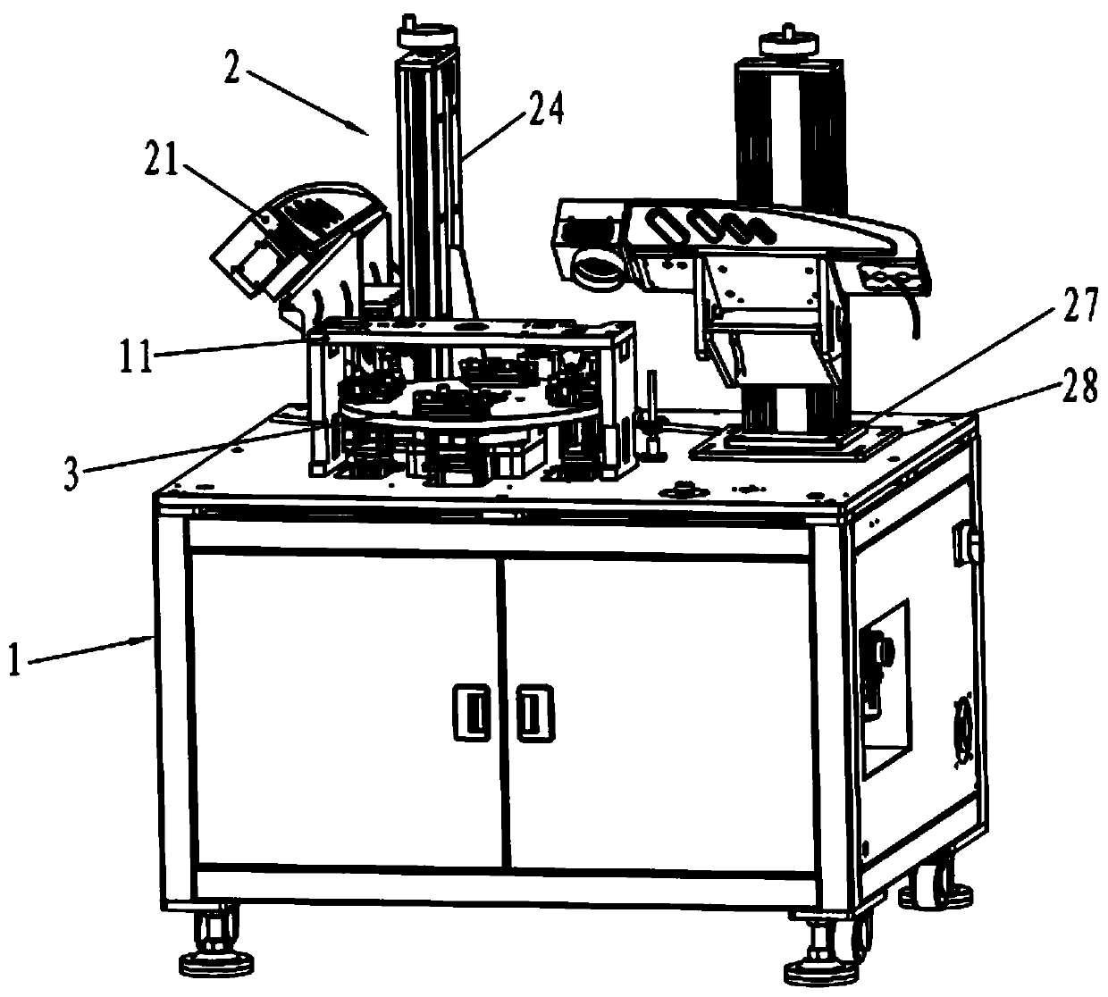 Laser welding head multi-angle automatic welding machine