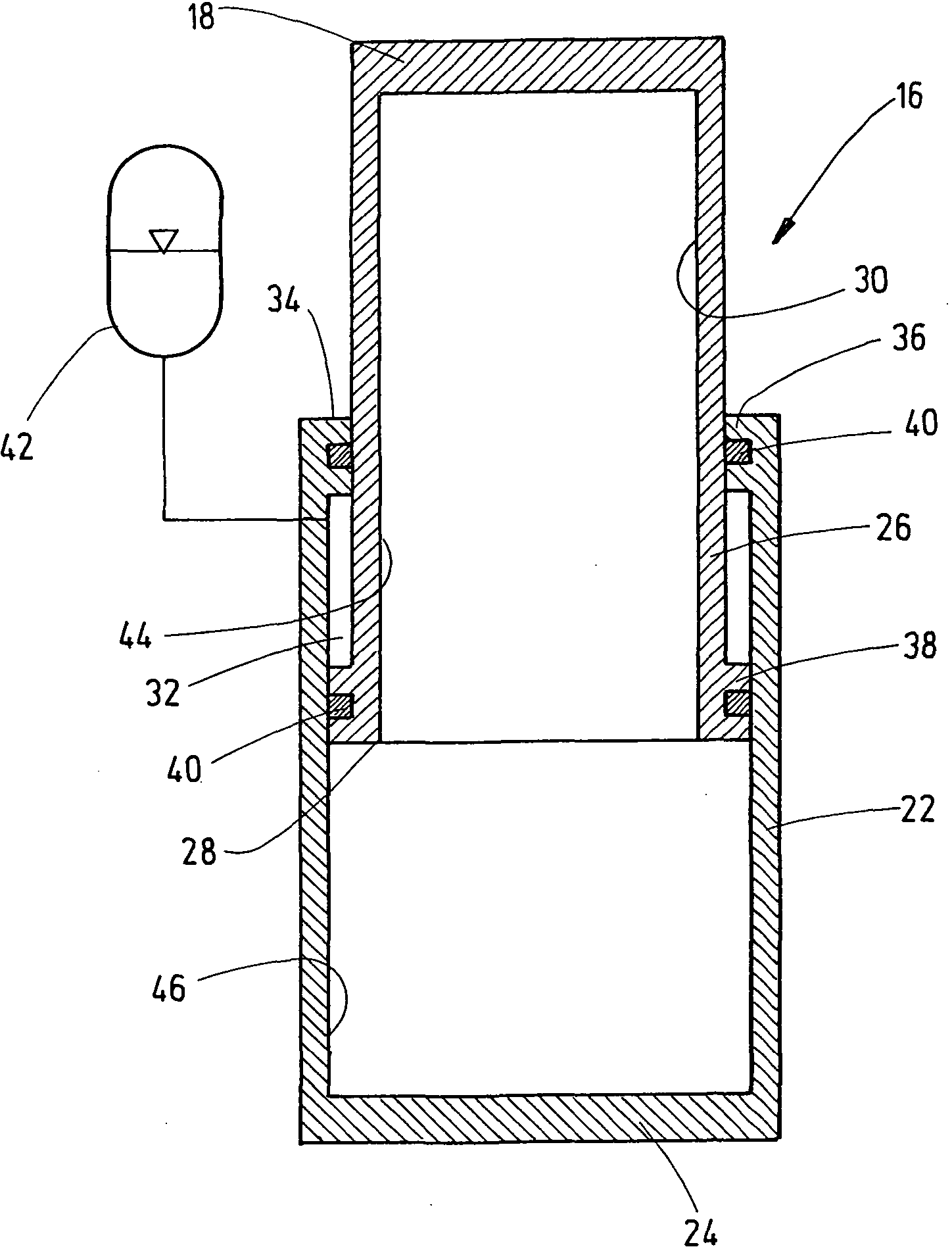 Device for recovering energy