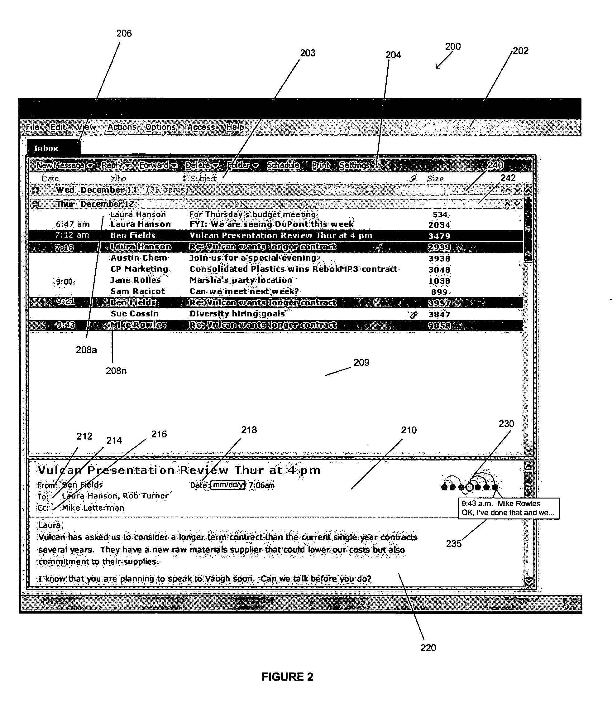 System and method for illustrating a menu of insights associated with visualizations