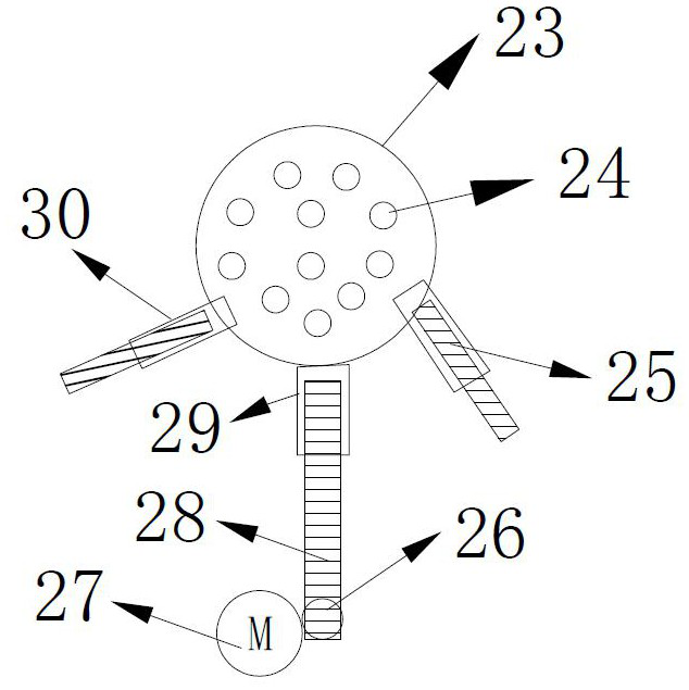 Multifunctional feeding device of kitchen garbage treatment equipment