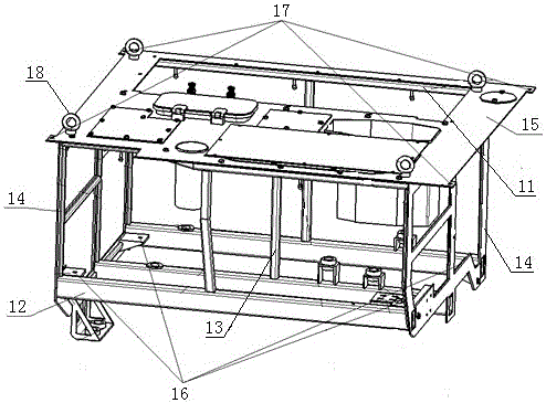 Integrated power module assembly for wheeled armored vehicle