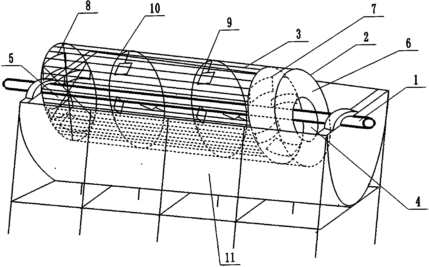 Horseshoe automatic continuous cleaning machine