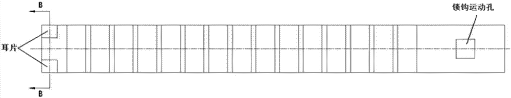 Parachute cord combing clamp with self-locking function