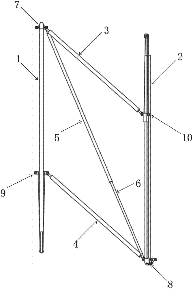 Novel annular deployable truss structure