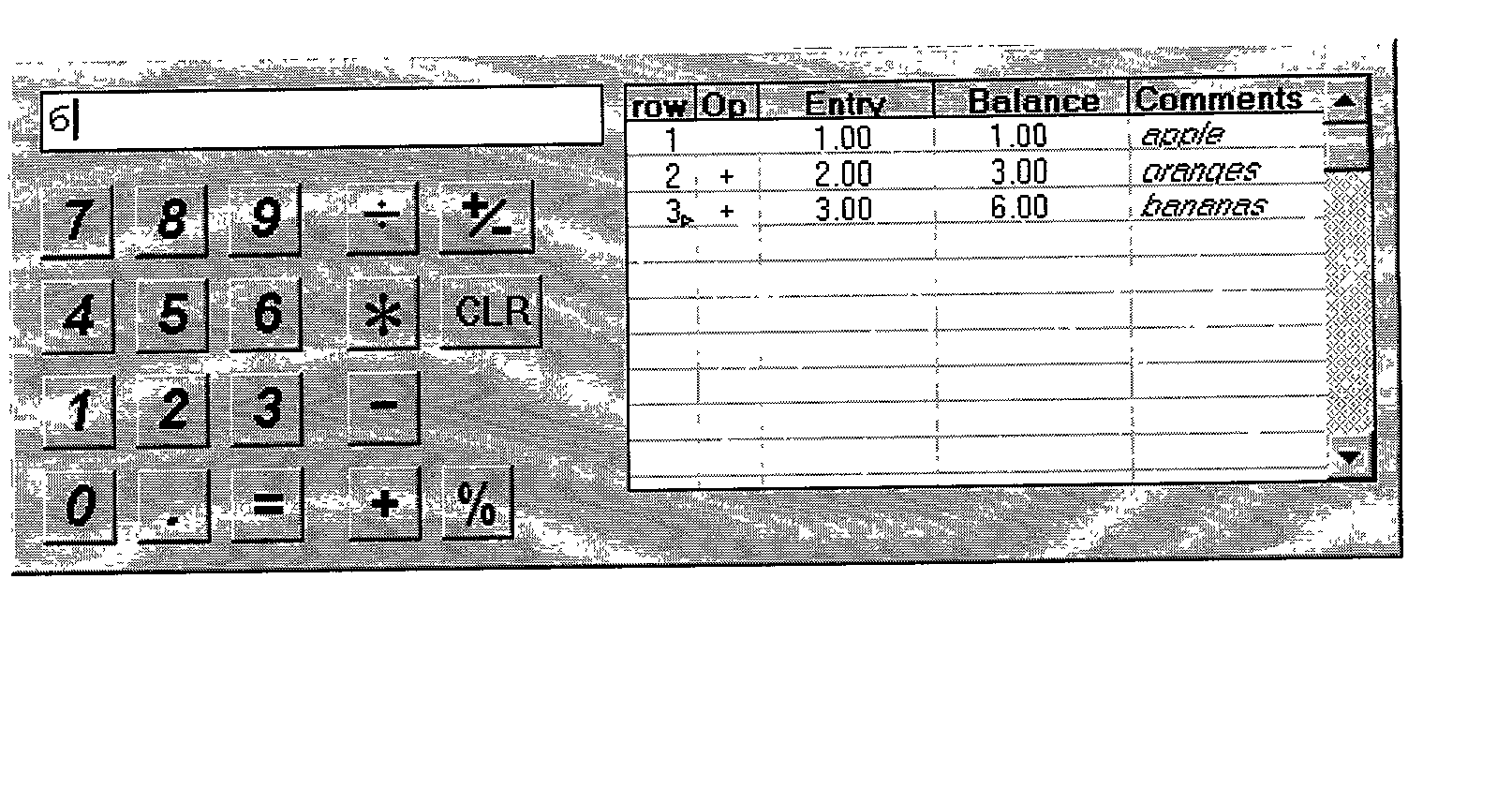 System and method for calculation using formulas in number fields