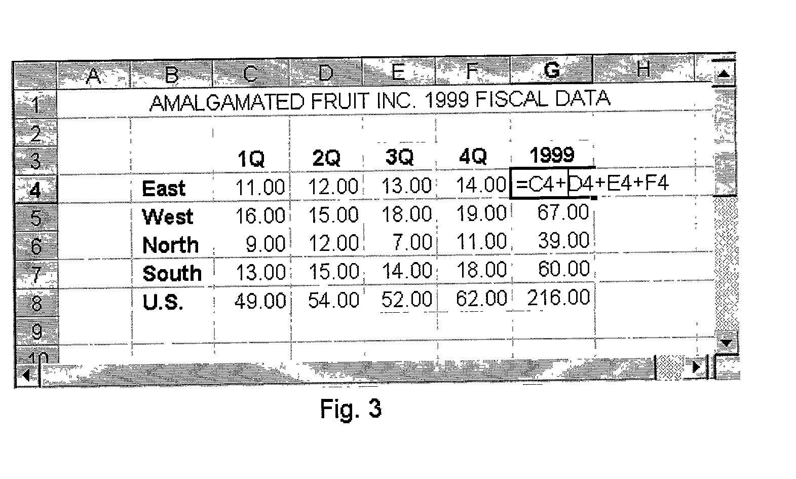 System and method for calculation using formulas in number fields