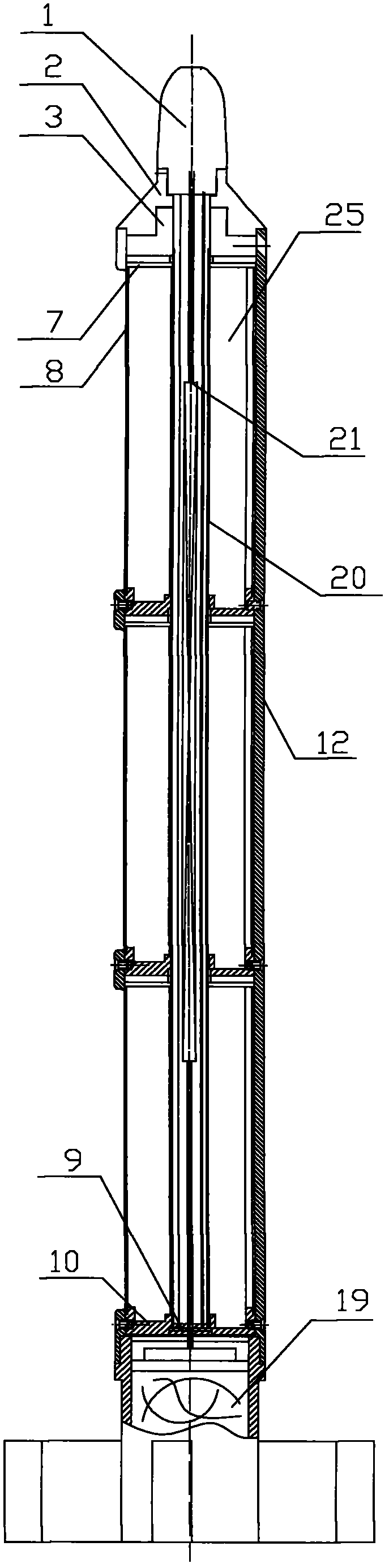 Fire extinguishing shrapnel for high-rise buildings