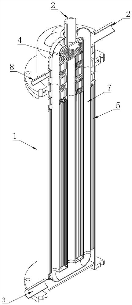 Self-heating methanol reforming hydrogen production reactor