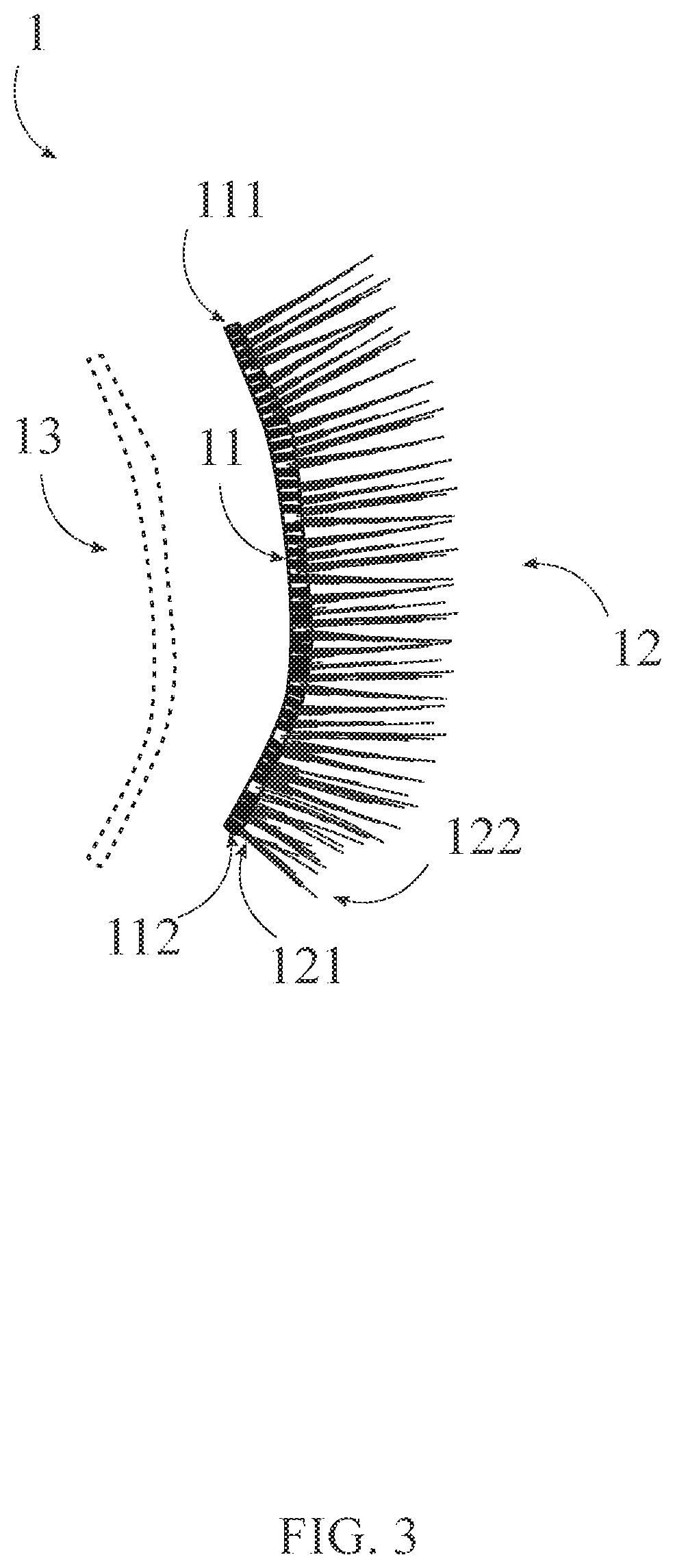 Shape Conforming Artificial Eyelash