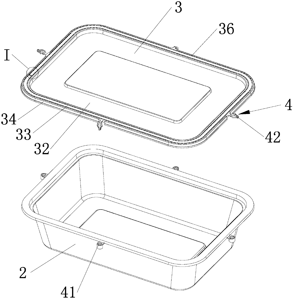 Opening-prevention fast food box capable of being opened rapidly