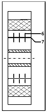 Measuring apparatus for contact thermal conductivity of surface joint part of annular-surface contact